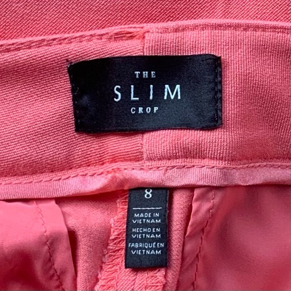 WHBM pink slim crop ankle pants. - Picture 12 of 14